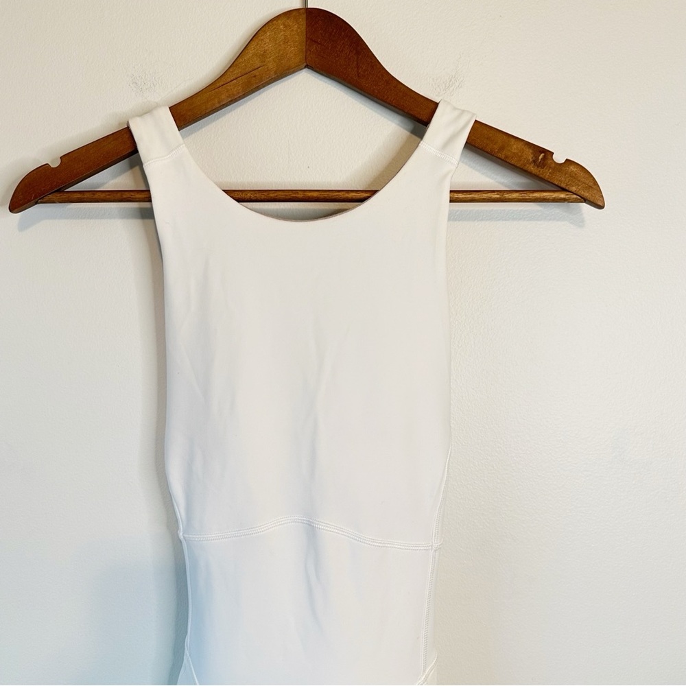 Lululemon NWT White Court Crush Tennis Cottagecore Skort Dress Heritage, size 4 - Picture 2 of 16